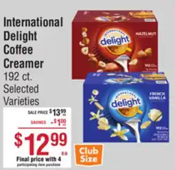 Smart & Final International Delight Coffee Creamer offer