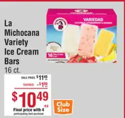 Smart & Final La Michocana Variety Ice Cream Bars offer