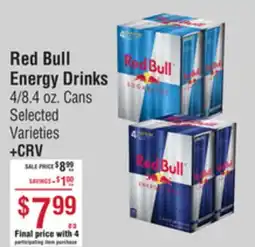 Smart & Final Red Bull Energy Drinks offer
