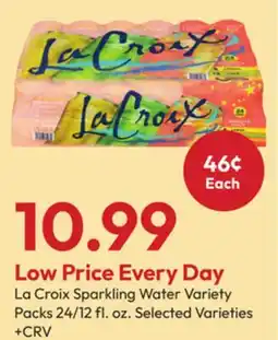 Stater Bros La Croix Sparkling Water Variety Packs offer