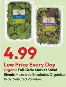 Stater Bros Organic Full Circle Market Salad Blends offer