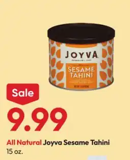 Stater Bros All Natural Joyva Sesame Tahini offer
