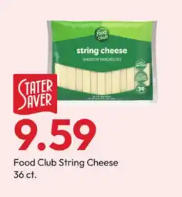 Stater Bros Food Club String Cheese offer