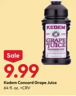 Stater Bros Kedem Concord Grape Juice offer