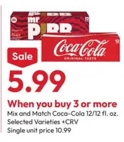 Stater Bros Mix and Match Coca-Cola offer