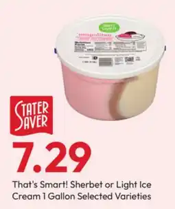 Stater Bros That's Smart! Sherbet or Light Ice Cream offer