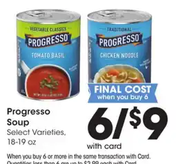 Ralphs Progresso Soup offer