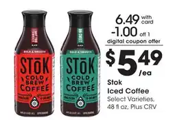 Ralphs Stok Iced Coffee offer