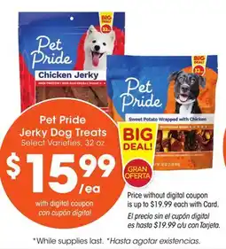 Ralphs Pet Pride Jerky Dog Treats offer