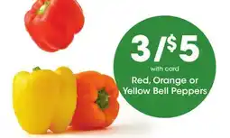 Ralphs Red, Orange or Yellow Bell Peppers offer