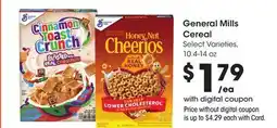 Ralphs General Mills Cereal offer