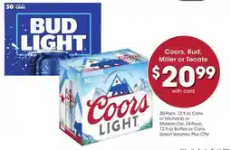 Ralphs Coors, Bud, Miller or Tecate offer
