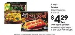 Ralphs Amy's Entrée offer