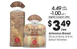 Ralphs Artesano Bread offer
