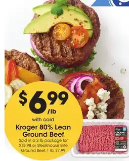 Ralphs Kroger 80% Lean Ground Beef offer