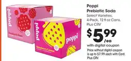 Ralphs Poppi Prebiotic Soda offer