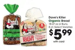 Ralphs Dave's Killer Organic Bread offer