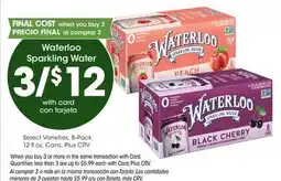 Ralphs Waterloo Sparkling Water offer