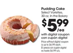 Food 4 Less Pudding Cake offer