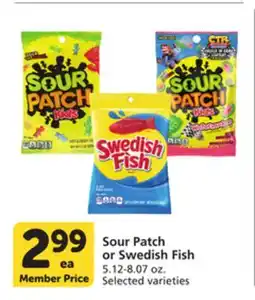 Pavilions Sour Patch or Swedish Fish offer