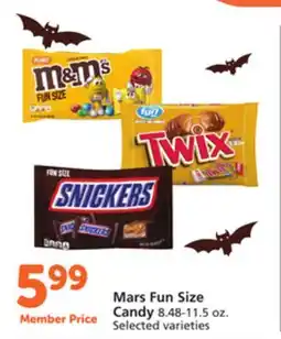 Pavilions Mars Fun Size Candy offer