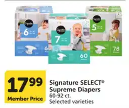 Pavilions Signature SELECT Supreme Diapers offer