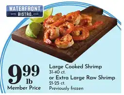 Pavilions Large Cooked Shrimp 31-40 ct. or Extra Large Raw Shrimp 21-25 ct offer