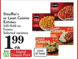 Pavilions Stouffer's or Lean Cuisine Entrées offer