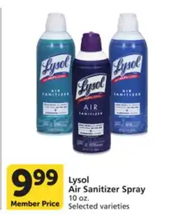 Pavilions Lysol Air Sanitizer Spray offer