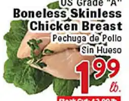 Rio Valley Market US Grade A Boneless Skinless Chicken Breast offer