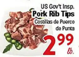 Rio Valley Market US Gov't Insp. Pork Rib Tips offer
