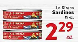 Rio Valley Market La Sirena Sardines offer