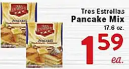 Rio Valley Market Tres Estrellas Pancake Mix offer