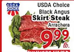 Rio Valley Market USDA Choice Black Angus Skirt Steak offer