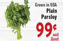 Rio Valley Market Grown in USA Plain Parsley offer