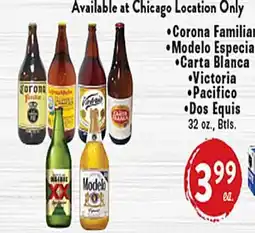 Rio Valley Market Corona Familiar • Modelo Especial • Carta Blanca •Victoria • Pacifico • Dos Equis offer