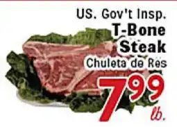 Rio Valley Market U.S. Gov't Insp. T-Bone Steak offer