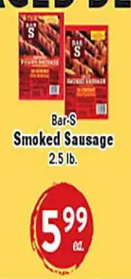 Rio Valley Market Bar-S Smoked Sausage offer