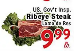 Rio Valley Market US. Gov't Insp. Ribeye Steak offer