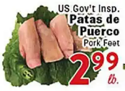 Rio Valley Market US Gov't Insp. Pork Feet offer