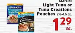 Rio Valley Market Starkist Light Tuna or Tuna Creations Pouches offer