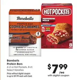 Mariano's Barebells Protein Bars or Hot Pockets offer