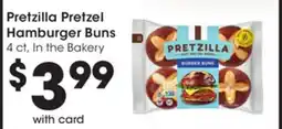 Mariano's Pretzilla Pretzel Hamburger Buns offer