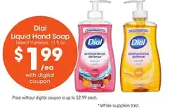 Food 4 Less Dial Liquid Hand Soap offer