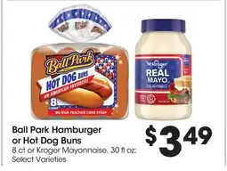 Food 4 Less Ball Park Hamburger or Hot Dog Buns offer
