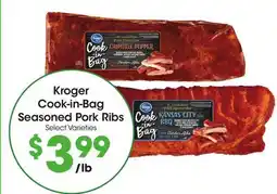 Food 4 Less Kroger Cook-in-Bag Seasoned Pork Ribs offer
