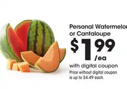 Food 4 Less Personal Watermelon or Cantaloupe offer