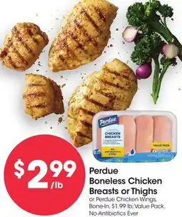 Food 4 Less Perdue Boneless Chicken Breasts or Thighs offer