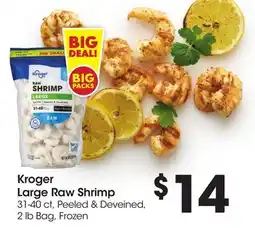 Food 4 Less Kroger Large Raw Shrimp offer