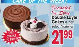 Jewel-Osco Double Layer Cakes offer